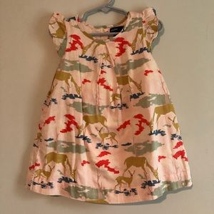 {NWT!} BabyGAP Pink Dress with Deer, Size 18-24 mo